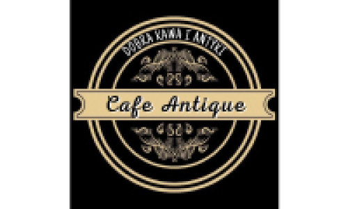 logotyp cafe antique