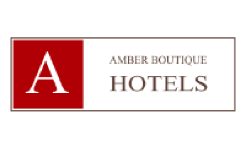 logotyp amber boutique hotels