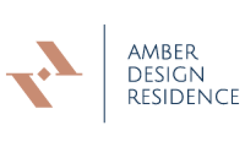 logotyp amber design residence