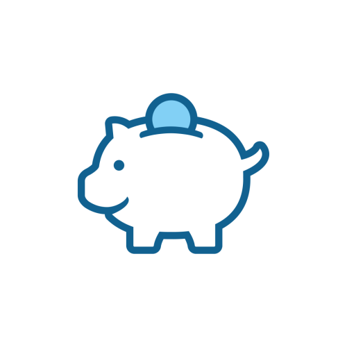 Piggy bank icon